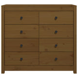 Side Cabinet Honey Brown 100x40x90 cm Solid Wood Pine 821772