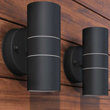 Outdoor LED Wall Lights 2 pcs Stainless Steel Up/Downwards 42417
