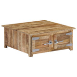 Coffee Table 70x70x30 cm Solid Mango Wood 247693