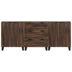 Bathroom Furniture Set with Drawer 3 pcs Brown 180 x 33 x 75 cm 3310053