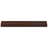 Window Sills 2 pcs Dark Brown 80x 15 x 2 cm Solid Beech Wood 42048288