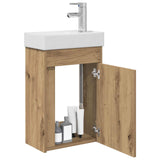 Bathroom Vanity Unit with Tap Artisan Oak 40.5 x 22.5 x 62 cm 889528
