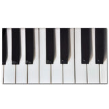 Coffee Table with Piano Printing Glass Top 241174