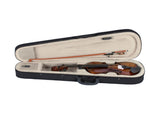 New 1/4 Acoustic Violin Case Bow Rosin Natural 26585727