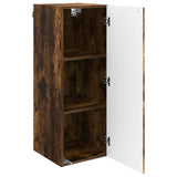 Wall-Mounted Cabinet Smoked Oak 33 x 34.5 x 90 cm 898420