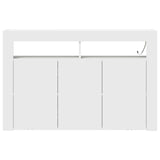 Sideboard White 116 x 30 x 75 cm Engineered Wood 3333876