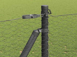 Welded Wire Fence with Concrete Base 10 x 1.5 m 3353634