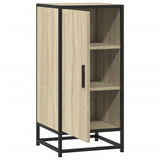 Sideboard Sonoma Oak 35.5x35x76 cm Engineered Wood and Metal 848940