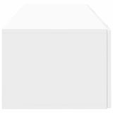 Wall-Mounted TV Cabinet High Gloss White 98 x 41 x 30 cm 899039