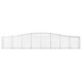 Arched Gabion Basket 400x50x60/80 cm Galvanised Iron 153413