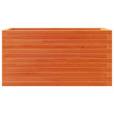Garden Planter Wax Brown 90x40x46 cm Solid Wood Pine 3282446