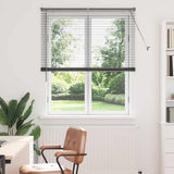 Window Blind with Curtains Manual Dark grey Aluminium 42006076