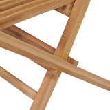 Folding Chairs 4 pcs for Garden & Outdoor Teak Wood 43040