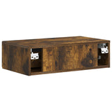 Wall-Mounted Side Table Smoked Oak 59 x 34.5 x 17 cm 899170