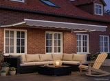 Manual Retractable Awning with LEDs 2.5 x 2 m 3419185