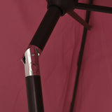 Garden Parasol Burgundy 200x224 cm Aluminium 47208
