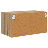 Wall Cabinets 2 pcs 68 x 37 x 35 cm Engineered Wood Artisan Oak 882916