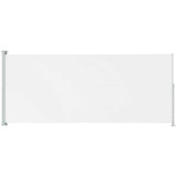 Patio Retractable Side Awning 180x500 cm Cream 313406
