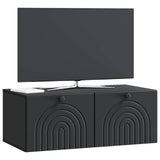 Wall-Mounted TV Cabinet Black 78.5 x 41 x 30 cm Engineered Wood 898176