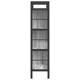 Bookshelf Grey Sonoma 75 x 30 x 123.5 cm Engineered Wood 883967
