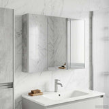 Bathroom Mirror Cabinet Concrete Grey 103.5 x 15.5 x 70 cm 889274