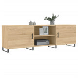 TV Cabinet Sonoma Oak 150x30x50 cm Engineered Wood 829119