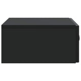 Wall-Mounted Side Table Black 59 x 34.5 x 17 cm Engineered Wood 898146