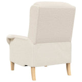 Armchair Cream 76 x 94 x 102 cm Sharpa Fabric 42009852
