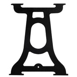 Dining Table Leg Set of 2 Black Cast iron Standard Durable 245423