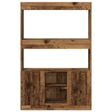 Highboard Old Wood 92x33x140 cm Engineered Wood 3309616