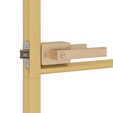 Interior Door Slim Golden 102,5x201,5 cm Tempered Glass and Aluminium 155135