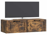 Wall-Mounted TV Cabinet Smoked Oak 78.5 x 31 x 30 cm 899400