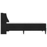 Bed Frame with Mattress with Headboard Black 90 x 190 cm Velvet 3415240