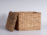 Hand-woven water hyacinth storage baskets 67945102