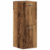Bathroom Furniture Set Wall-mounted 4 pcs Brown Engineered Wood 3332565