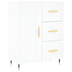 Highboard White 69.5x34x180 cm Engineered Wood 3189997