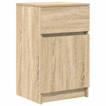 ZNTS Bedside Cabinets 2 pcs Sonoma Oak 39x35x65 cm Engineered Wood 861324