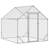 Chicken Cage Silver 200 x 170 x 177 cm Galvanised Steel 42023409