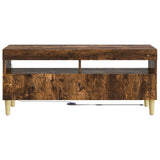 LED TV Cabinet Smoked Oak Engineered Wood 897210