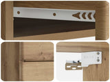 Wall-Mounted Bedside Cabinet Artisan Oak 34.5 x 33 x 40 cm 899163