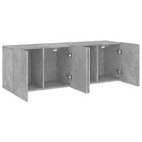 TV Cabinets Wall-mounted 2 pcs Concrete Grey 60x30x41 cm 836945