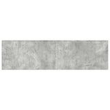 Wall-Mounted Headboard EDE Concrete Grey Engineered Wood 896058