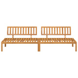 Garden Pallet Middle Sofas 2 pcs Solid Wood Acacia 365847