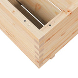 Garden Planter 80x80x49.5 cm Solid Wood Pine 3282529