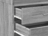 Highboard Grey Sonoma 45x42.5x185 cm Engineered Wood 3281453