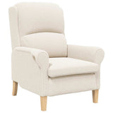 Armchair Cream 76 x 94 x 102 cm Sharpa Fabric 42009852