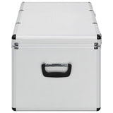 Storage Cases 3 pcs Silver Aluminium 91852