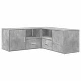 Corner Cabinet Concrete Grey 200x40x45 cm Engineered Wood 3307831