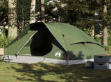 Camping Tent Dome 4-Person Olive Green Waterproof 4009642