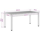 Coffee Table Natural and Coffee 50 x 100.5 x 45 cm 901285